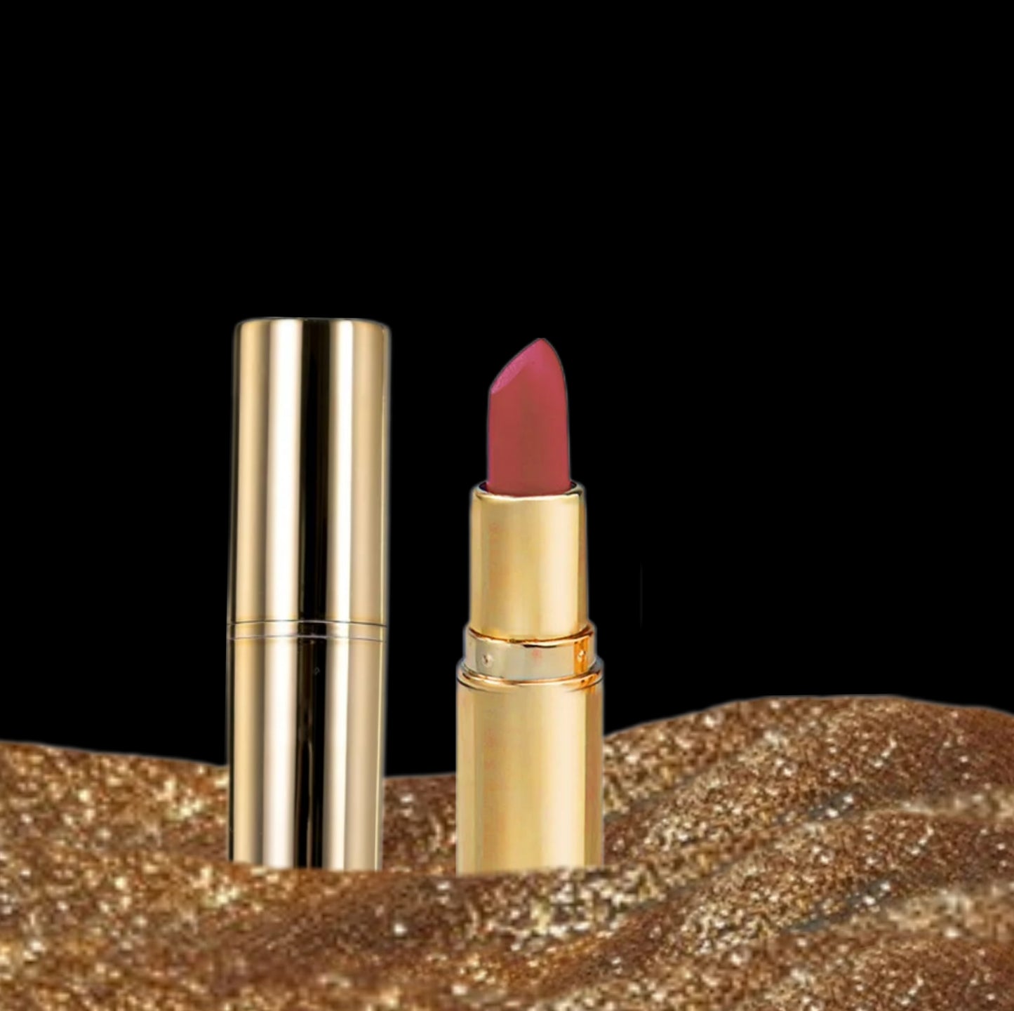 Le rouge à lèvre pêche .