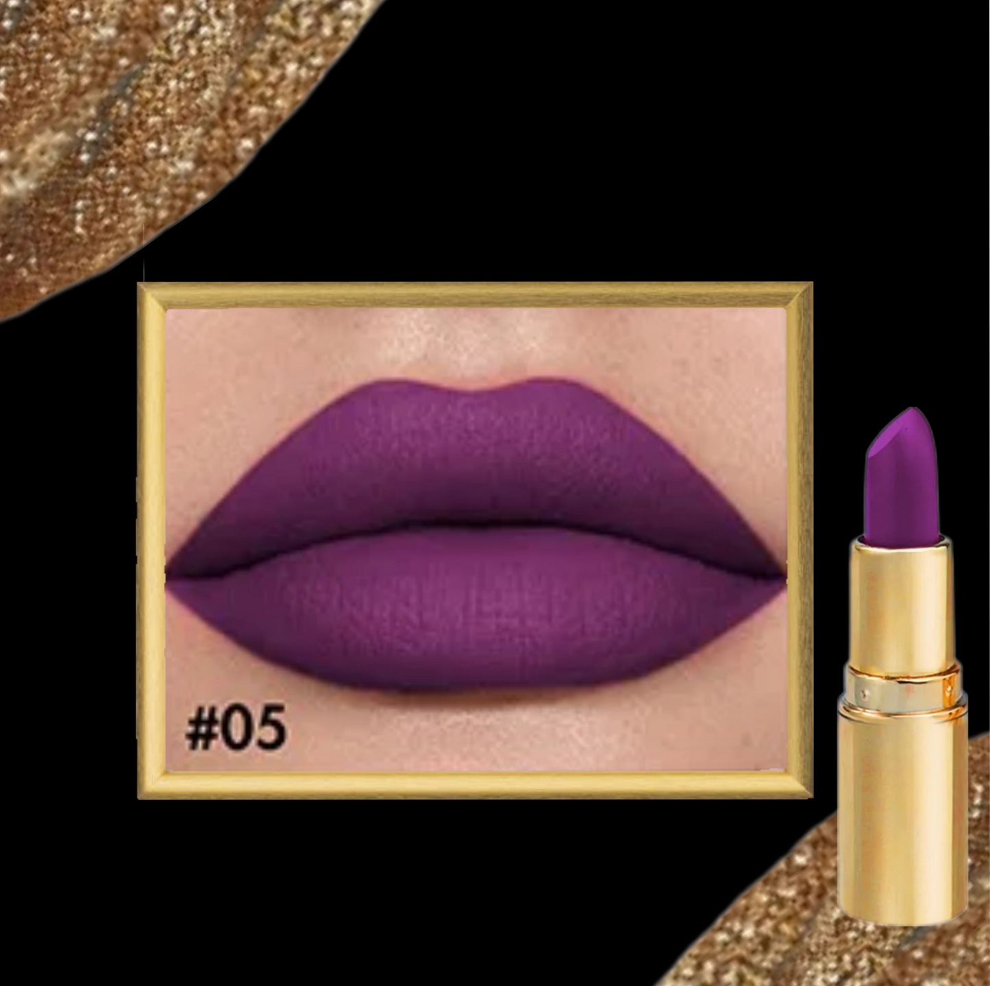 Rouge à lèvre prunne